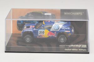 Volkswagen Race Touareg Red Bull #310 J. Kleinschmidt / F. Pons Dakar Rally 2005 Minichamps 1:43 436055310 Metall — bild 4 av 5