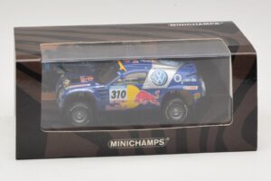 Volkswagen Race Touareg Red Bull #310 J. Kleinschmidt / F. Pons Dakar Rally 2005 Minichamps 1:43 436055310 Metall — bild 5 av 5