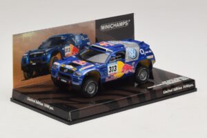 Volkswagen Race Touareg Red Bull #313 J. Kankkunen / J. Repo Dakar Rally 2005 Minichamps 1:43 436055313 Metall — bild 2 av 5