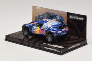 Volkswagen Race Touareg Red Bull #313 J. Kankkunen / J. Repo Dakar Rally 2005 Minichamps 1:43 436055313 Metall — bild 3 av 5