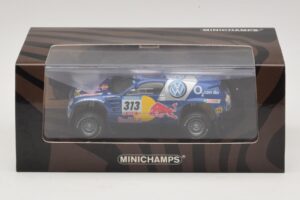 Volkswagen Race Touareg Red Bull #313 J. Kankkunen / J. Repo Dakar Rally 2005 Minichamps 1:43 436055313 Metall — bild 5 av 5