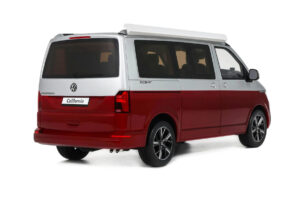 Volkswagen T6.1 California Ocean Tornado Red / Reflex Silver Otto 1:18 OT1342 Resin — bild 2 av 5