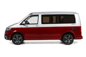 Volkswagen T6.1 California Ocean Tornado Red / Reflex Silver Otto 1:18 OT1342 Resin — bild 3 av 5