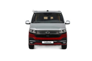 Volkswagen T6.1 California Ocean Tornado Red / Reflex Silver Otto 1:18 OT1342 Resin — bild 4 av 5