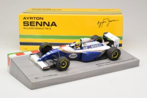 Williams FW16 Renault #2 A. Senna San Marino GP 1994 Minichamps 1:18 543941833 Metall — bild 6 av 7