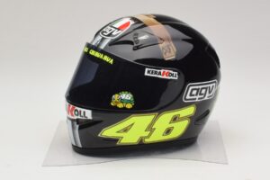 AGV Hjälm V. Rossi MotoGP Jerez Test 2007 Minichamps 1:2 327070046 Metall