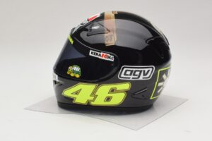 AGV Hjälm V. Rossi MotoGP Jerez Test 2007 Minichamps 1:2 327070046 Metall — bild 2 av 7