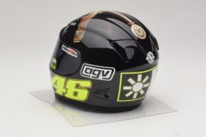 AGV Hjälm V. Rossi MotoGP Jerez Test 2007 Minichamps 1:2 327070046 Metall — bild 3 av 7