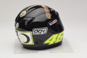 AGV Hjälm V. Rossi MotoGP Jerez Test 2007 Minichamps 1:2 327070046 Metall — bild 4 av 7