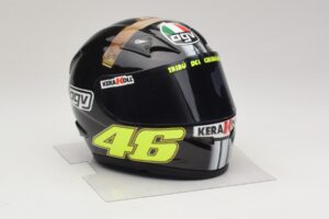 AGV Hjälm V. Rossi MotoGP Jerez Test 2007 Minichamps 1:2 327070046 Metall — bild 5 av 7