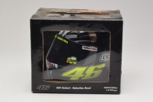 AGV Hjälm V. Rossi MotoGP Jerez Test 2007 Minichamps 1:2 327070046 Metall — bild 7 av 7