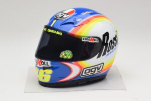 AGV Hjälm V. Rossi MotoGP Sepang 2005 Minichamps 1:2 327050066 Metall