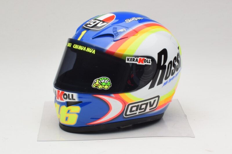 AGV Hjälm V. Rossi MotoGP Sepang 2005 Minichamps 1:2 327050066 Metall