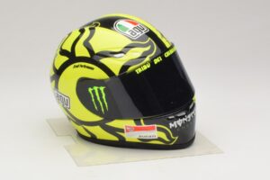AGV Hjälm V. Rossi MotoGP Valencia Test 2009 Minichamps 1:2 327100066 Metall — bild 5 av 7
