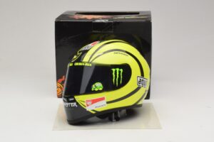 AGV Hjälm V. Rossi MotoGP Valencia Test 2009 Minichamps 1:2 327100066 Metall — bild 6 av 7