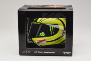 AGV Hjälm V. Rossi MotoGP Valencia Test 2009 Minichamps 1:2 327100066 Metall — bild 7 av 7