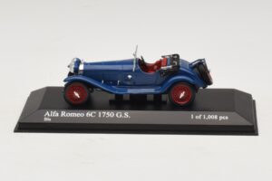 Alfa Romeo 6C 1750 G.S. Blå Minichamps 1:43 400120431 Metall