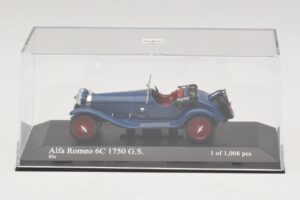 Alfa Romeo 6C 1750 G.S. Blå Minichamps 1:43 400120431 Metall — bild 4 av 5