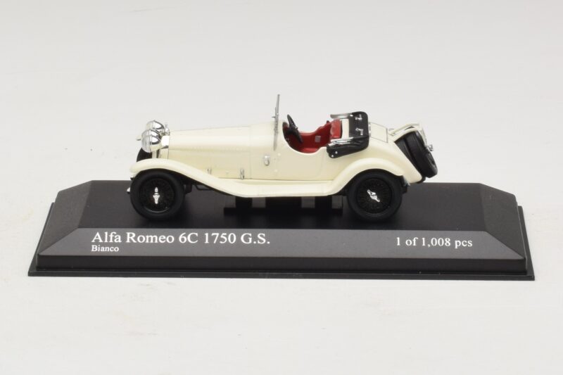 Alfa Romeo 6C 1750 G.S. Vit Minichamps 1:43 400120430 Metall