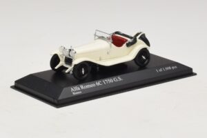 Alfa Romeo 6C 1750 G.S. Vit Minichamps 1:43 400120430 Metall — bild 2 av 5