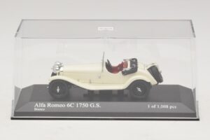 Alfa Romeo 6C 1750 G.S. Vit Minichamps 1:43 400120430 Metall — bild 4 av 5