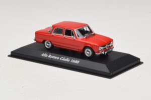 Alfa Romeo Giulia 1600 Röd Maxichamps 1:43 940120901 Metall — bild 3 av 5