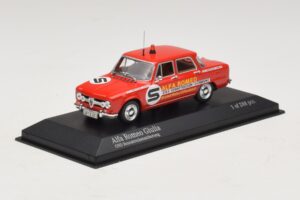 Alfa Romeo Giulia ONS Rennstreckensicherung 1973 Minichamps 1:43 400120994 Metall — bild 2 av 5