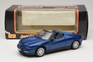 Alfa Romeo Spider 916 Blå Maisto 1:18 31831 Metall — bild 8 av 8