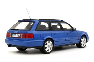 Audi S6 Plus C4 Avant Nogaro Blue Pearl Otto 1:18 OT1234 Resin — bild 2 av 5