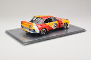 BMW 3.0 CSL Art Car Alexander Calder #51 H. Poulain / S. Posey / J. Guichet 24 Hours of Le Mans 1975 Minichamps 1:18 80430150 — bild 2 av 7