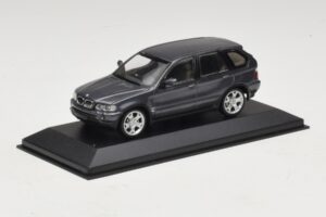 BMW X5 E53 4.4i Grå Metallic Ersättningskartong Minichamps 1:43 80420393166-R1 Metall — bild 2 av 5