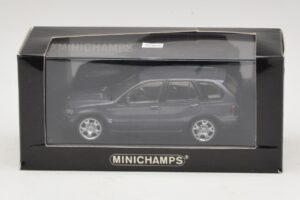 BMW X5 E53 4.4i Grå Metallic Ersättningskartong Minichamps 1:43 80420393166-R1 Metall — bild 5 av 5