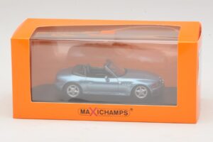 BMW Z3 Blå Maxichamps 1:43 940024331 Metall — bild 5 av 5