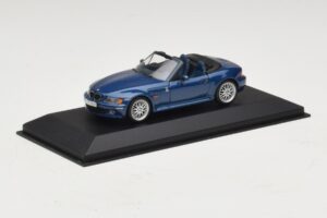 BMW Z3 E36/7 1.8 M Package Blå Ersättningskartong Minichamps 1:43 80429411714-R1 Metall — bild 2 av 5