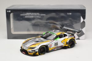 BMW Z4 GT3 #46 M. Palttala / L. Luhr 24 Hours of Spa Winner 2015 Minichamps 1:18 151152346 Metall — bild 6 av 6