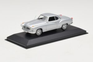 Borgward Isabella Coupé Silver Minichamps 1:43 400096031 Metall — bild 2 av 5