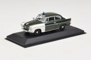 Borgward Isabella Polizei Frankfurt Minichamps 1:43 400096090 Metall — bild 2 av 5