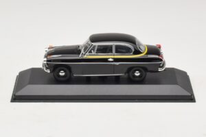 Borgward Isabella Taxi Svart Minichamps 1:43 400096095 Metall