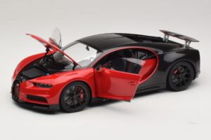 Bugatti Chiron Sport Italian Red & Carbon AUTOart 1:18 70996 Komposit — bild 2 av 8
