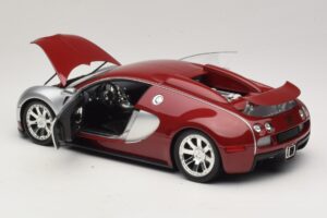 Bugatti Veyron Centenaire Edition Chrome Red Minichamps 1:18 100110851 Metall — bild 5 av 8