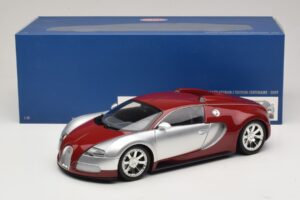 Bugatti Veyron Centenaire Edition Chrome Red Minichamps 1:18 100110851 Metall — bild 8 av 8