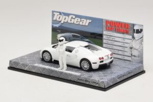 Bugatti Veyron Vit Top Gear Edition Minichamps 1:43 519431100 Metall — bild 3 av 5