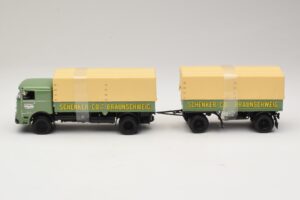 Bussing LU 11/16 Flakvagn Schenker Minichamps 1:43 499073924 Metall — bild 3 av 6