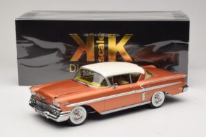 Chevrolet Bel Air Impala Coupe Koppar & Creme KK-Scale 1:18 KKDC181591 Metall — bild 6 av 6