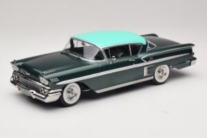 Chevrolet Bel Air Impala Coupe Mörkgrön Metallic & Grön KK-Scale 1:18 KKDC181594 Metall