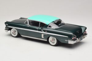 Chevrolet Bel Air Impala Coupe Mörkgrön Metallic & Grön KK-Scale 1:18 KKDC181594 Metall — bild 5 av 6