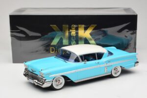 Chevrolet Bel Air Impala Coupe Turkos & Creme KK-Scale 1:18 KKDC181593 Metall — bild 6 av 6