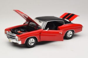 Chevrolet Chevelle SS454 Röd Maisto 1:18 31890-P1 Metall — bild 2 av 8