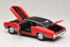 Chevrolet Chevelle SS454 Röd Maisto 1:18 31890-P1 Metall — bild 5 av 8