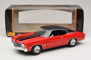 Chevrolet Chevelle SS454 Röd Maisto 1:18 31890-P1 Metall — bild 8 av 8